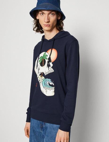 SUDADERA CALAVERA RELIEVE