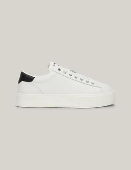 Zapatillas blancas con plataforma y logo Tommy Jeans