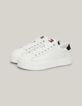 Zapatillas blancas con plataforma y logo Tommy Jeans