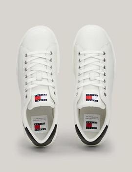 Zapatillas blancas con plataforma y logo Tommy Jeans