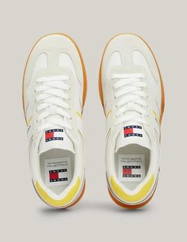 Zapatillas court de ante con textura mixta Tommy Jeans