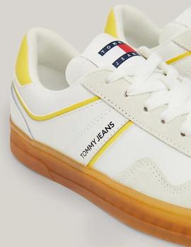 Zapatillas court de ante con textura mixta Tommy Jeans