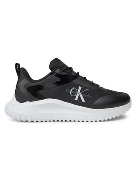 Zapatilla negra Calvin Klein Eva Runner Low Lace