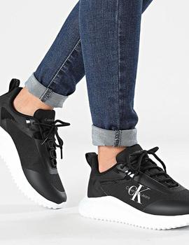 Zapatilla negra Calvin Klein Eva Runner Low Lace