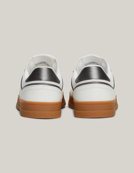 Zapatillas de piel The Greenwich tono metálico Tommy Jeans