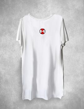 Camiseta de mujer Lasal larga TAKE blanco