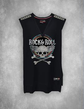 Camiseta de mujer Lasal ROCK negro