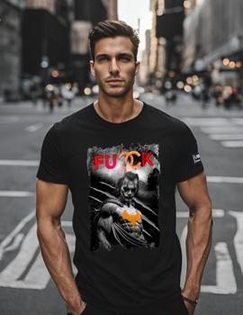 Camiseta de hombre Lasal FUCCK Negro