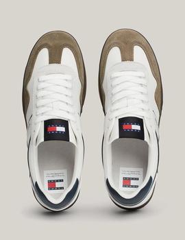 Zapatilla de piel blanca Tommy Jeans the Greenwich