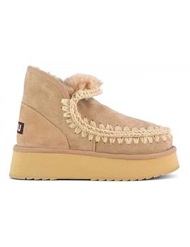 Botin eskimal plataforma color camel de MOU