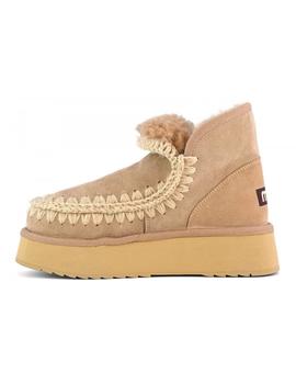 Botin eskimal plataforma color camel de MOU