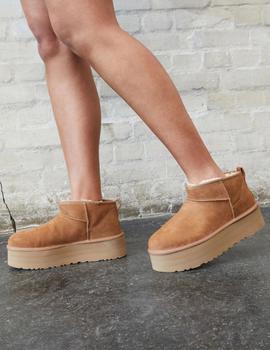 Botin UGG Ultra Mini Platform tostado