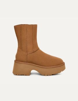 Bota de mujer Classic New Heights  Chestnut costura doble