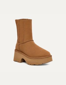 Bota de mujer Classic New Heights  Chestnut costura doble