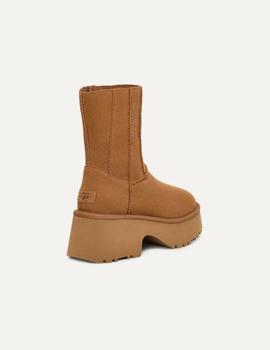 Bota de mujer Classic New Heights  Chestnut costura doble