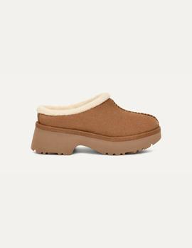 Zueco de mujer New Heights Cozy Clog color Chestnut