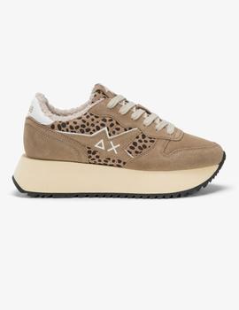 Zapatilla SUN68 BIG STARGIRL SUEDE Beige