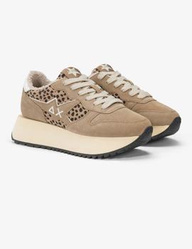 Zapatilla SUN68 BIG STARGIRL SUEDE Beige