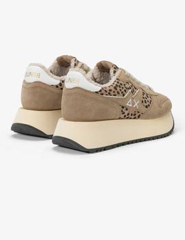 Zapatilla SUN68 BIG STARGIRL SUEDE Beige