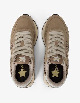 Zapatilla SUN68 BIG STARGIRL SUEDE Beige