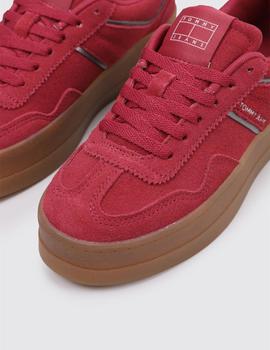 Zapatilla Greenwich roja de plataforma TOMMY JEANS