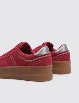 Zapatilla Greenwich roja de plataforma TOMMY JEANS